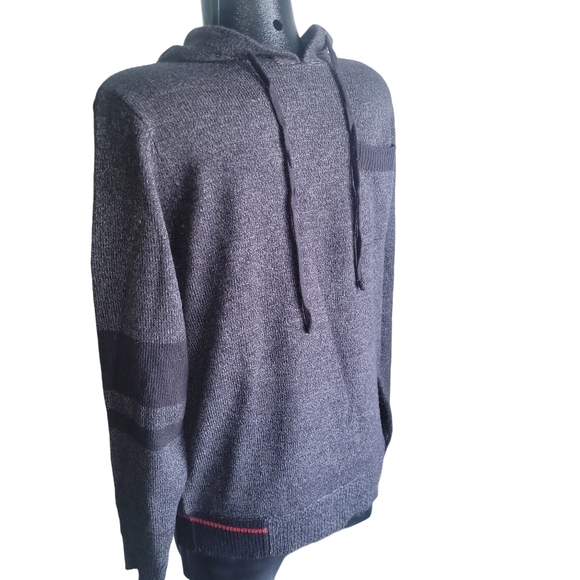 The Roadster Life Co. grey/black knit pullover sweater M - Picture 3 of 5